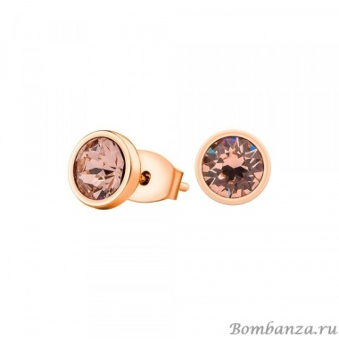 Пусеты Fiore Luna, Light Peach