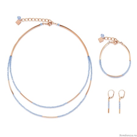 Колье Coeur de Lion, Light Blue 4998/10-0720. Германия