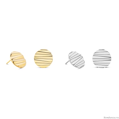 Серьги Coeur de Lion, Silver, 0143/21-1700 Серьги Coeur de Lion, Silver, 0143/21-1700