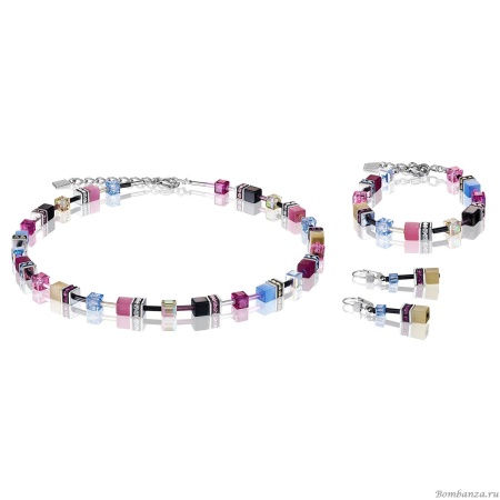 Колье Coeur de Lion GeoCUBE®, Multicolour Vintage, 2838/10-1571 Колье Coeur de Lion GeoCUBE®, Multicolour Vintage, 2838/10-1571. Германия
