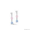 Серьги Coeur de Lion, Fine Pastel Blue-Rose 5028/21-0719