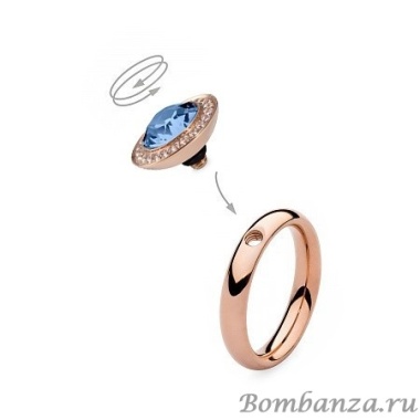 Шарм Qudo, Tondo Deluxe Sapphire 656095 BL/RG Шарм Qudo, Tondo Deluxe Sapphire 656095 BL/RG