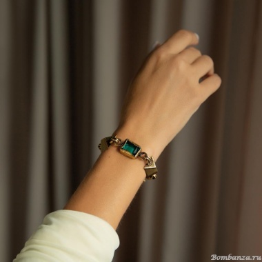 Браслет Thot Gioielli, с рейнстоунами, TG25.1-BRV38 золотистый