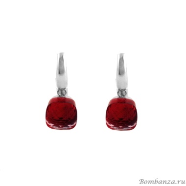 Серьги Qudo, Firenze ruby 300048 R/S Серьги Qudo, Firenze ruby 300048 R/S
