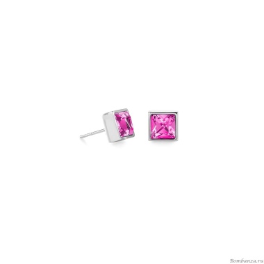 Пусеты Coeur de Lion, Pink-Silver 0500/21-0417 Пусеты Coeur de Lion, Pink-Silver 0500/21-0417