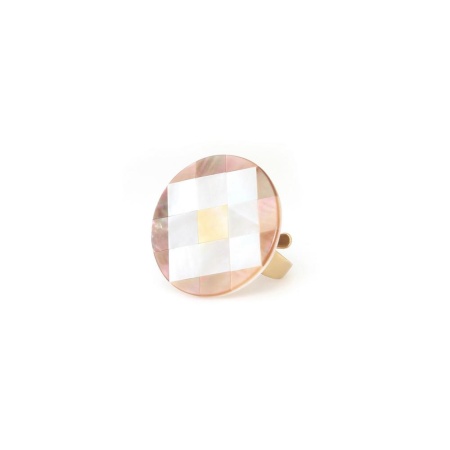 Кольцо Nature Bijoux, San Lazzaro, разъемное, с перламутровой мозайкой, NB25.2-19-25852 бежевый