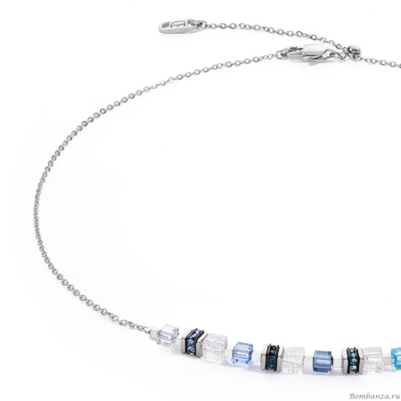 Колье Coeur de Lion, Blue-Silver, 5076/10-0717 Колье Coeur de Lion, Blue-Silver, 5076/10-0717. Германия