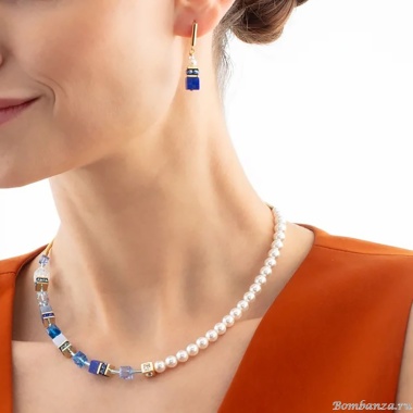 Серьги Coeur de Lion, Blue-Gold, 5086/21-0716 Серьги Coeur de Lion, Blue-Gold, 5086/21-0716