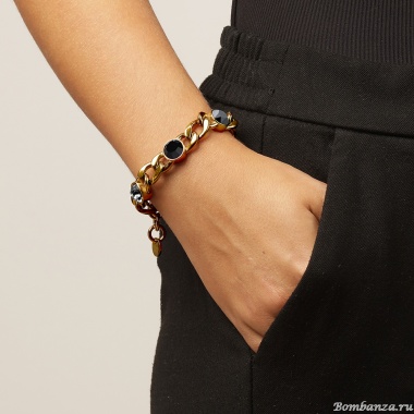Браслет Dyrberg Kern, ARIANE SG BLACK MIX, 450175 Браслет Dyrberg Kern, ARIANE SG BLACK MIX, 450175