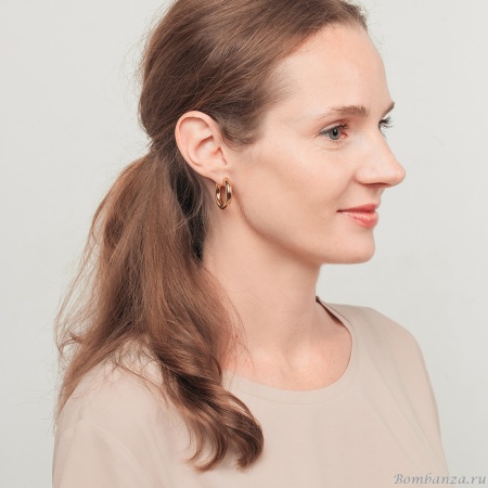 Серьги Fiore Luna, 25, AWE2894-G-5-25mm