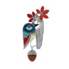 Брошь TARATATA, Woody, с цветной смолой и слюдяным порошком, TT-H24-10207-104 синий Брошь TARATATA, Woody, с цветной смолой и слюдяным порошком, TT-H24-10207-104 синий