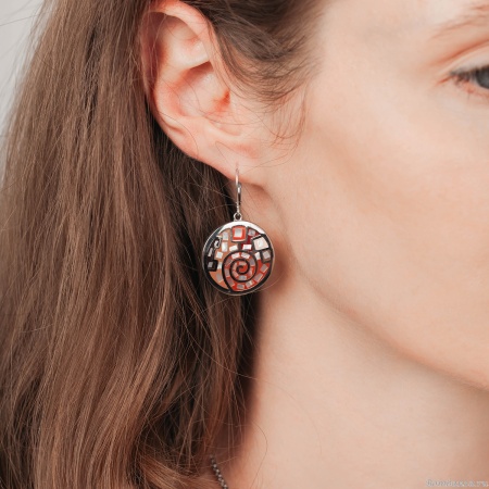 Серьги Fiore Luna,, AE01235-14 R/S Серьги Fiore Luna,, AE01235-14 R/S