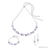 Колье Coeur de Lion, Lilac-Blue, 1124/10-0839 Колье Coeur de Lion, Lilac-Blue, 1124/10-0839