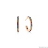 Серьги Coeur de Lion,  Multicolor-Rosegold 0139/21-1577