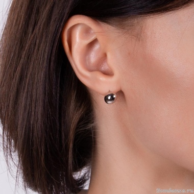 Серьги Moon Paris, Ringo Queen, асимметричные, с жемчугом, MRQ-23.03-011 серебристый Серьги Moon Paris, Ringo Queen, асимметричные, с жемчугом, MRQ-23.03-011 серебристый