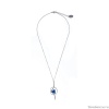 Колье Catherine Bijoux, The three sides of the triangle, с кристаллом, CB24.2-5309AS синий