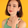 Серьги TARATATA, Cocktail, с цветной смолой, TT-E24-05740-104 синий Серьги TARATATA, Cocktail, с цветной смолой, TT-E24-05740-104 синий