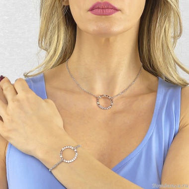 Колье Boccadamo, XGR625RS BW/S/RG Колье Boccadamo, XGR625RS BW/S/RG, Италия