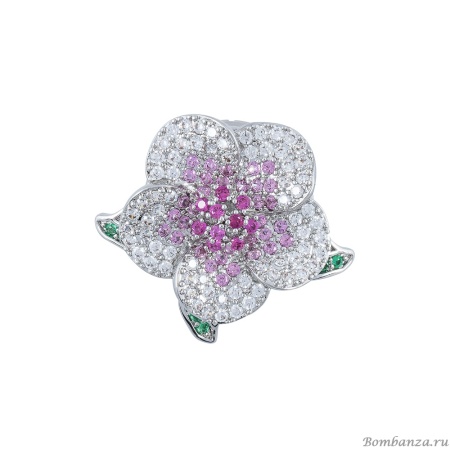 Брошь Лютик Zircon+магнит, XR10596 S