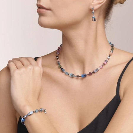 Колье Coeur de Lion GeoCUBE®, Multicolor Vintage 2840/10-1544. Германия