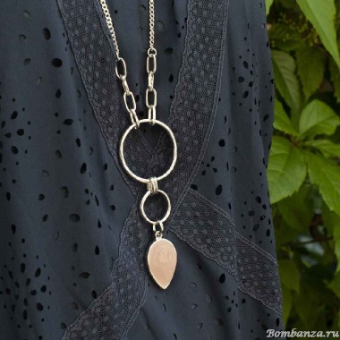 Колье Fiore Luna, ROSE QUARTZ