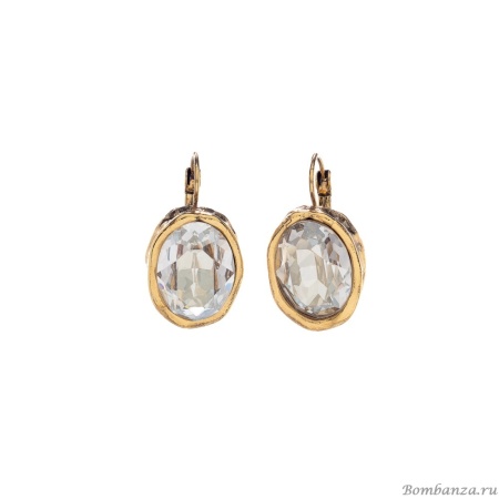 Серьги Celeste G, с кристаллом Swarovski, CS25.1-2088 хрустальный