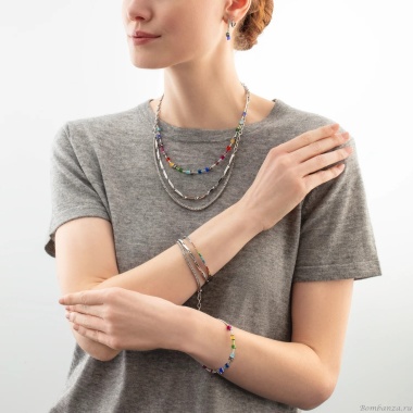 Браслет Coeur de Lion, Multicolour Silver, 0146/32-1517 17 Браслет Coeur de Lion, Multicolour Silver, 0146/32-1517 17. Германия