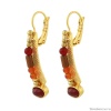 Серьги TARATATA, Orient, со стеклянными  бусинами и сердоликом, TT-E24-10783-203 красный Серьги TARATATA, Orient, со стеклянными  бусинами и сердоликом, TT-E24-10783-203 красный