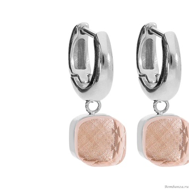 Серьги Qudo, Firenze apricot, 300381 R/S Серьги Qudo, Firenze apricot, 300381 R/S