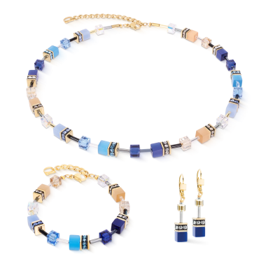 Колье Coeur de Lion, Beige-Blue, 2838/10-1007. Германия