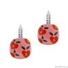 Серьги TARATATA, Kiff me, с цветной смолой, TT-H24-08759-105 розовый Серьги TARATATA, Kiff me, с цветной смолой, TT-H24-08759-105 розовый