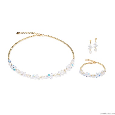 Серьги Coeur de Lion, Crystal-Gold, 1136/21-1816 Серьги Coeur de Lion, Crystal-Gold, 1136/21-1816