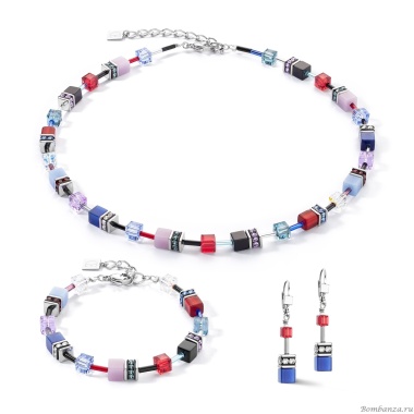 Браслет Coeur de Lion, Red-blue-lilac, 2838/30-0330 Браслет Coeur de Lion, Red-blue-lilac, 2838/30-0330. Германия