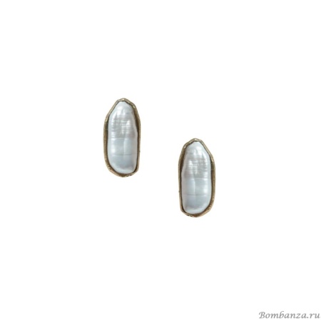 Серьги Katerina Vassou, Hesperia, с жемчугом, KV24.1-308358G золотистый Серьги Katerina Vassou, Hesperia, с жемчугом, KV24.1-308358G золотистый