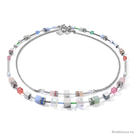 Колье Coeur de Lion  4 в 1, Multicolor Pastel 5007/10-1522. Германия