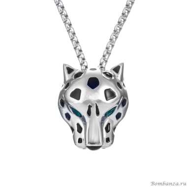 Колье Moon Paris, анималистический дизайн, Mo-Y25.06-032.65 серебристый Колье Moon Paris, анималистический дизайн, Mo-Y25.06-032.65 серебристый