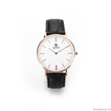 Часы унисекс Qudo, Eterno 801027 BW/RG Часы унисекс Qudo, Eterno 801027 BW/RG