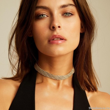 Колье VIDDA, Eternity, с кристаллами Swarovski, VD23.2-01790 янтарный