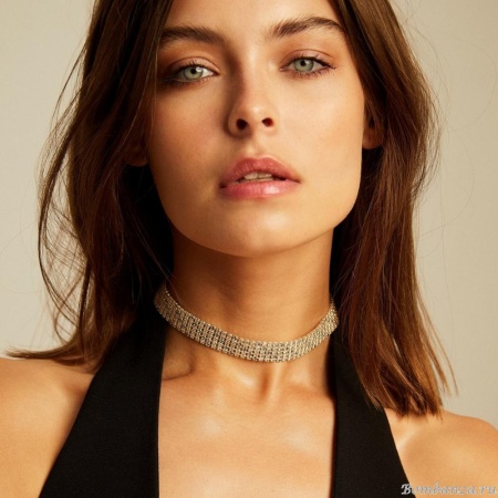 Колье VIDDA, Eternity, с кристаллами Swarovski, VD23.2-01790 янтарный