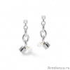 Серьги Coeur de Lion, Crystal-Silver 5063/21-1817 Серьги Coeur de Lion, Crystal-Silver 5063/21-1817. Германия