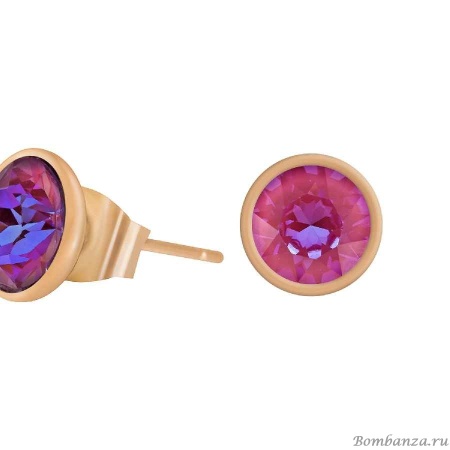 Пусеты Fiore Luna, Lotus Pink Delite