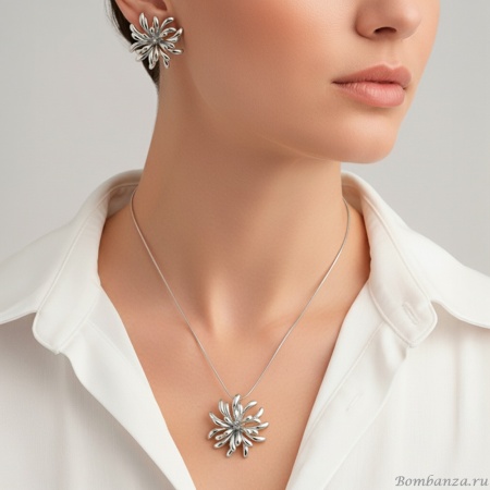 Комплект Fiore Luna, колье+серьги, SG201746E-002 S