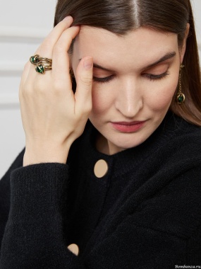 Кольцо Fiore di Firenze AN0948 SMERALDO Кольцо Fiore di Firenze AN0948 SMERALDO