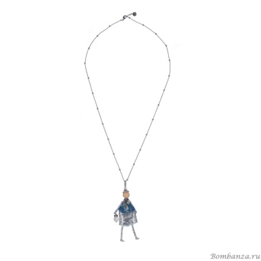 Подвеска Miamelie, кукла Леонтайн, MiA-2408-CL5274 серебристый Подвеска Miamelie, кукла Леонтайн, MiA-2408-CL5274 серебристый