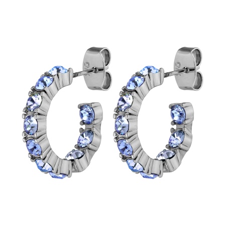 Серьги Dyrberg Kern, RAQUEL SS LIGHT SAPPHIRE, 460065