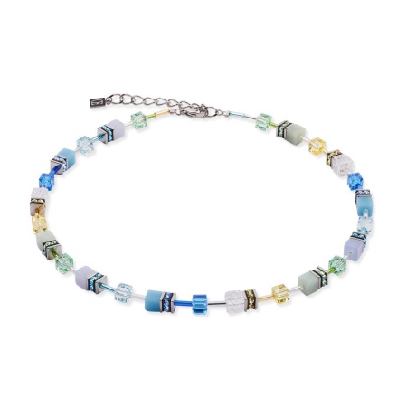 Колье Coeur de Lion, Aqua-Green, 4905/10-2005