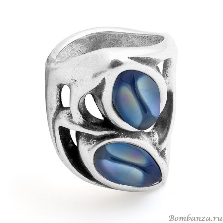 Кольцо Ciclon, Vesta, со вставками, CN-182515 16,5, синий