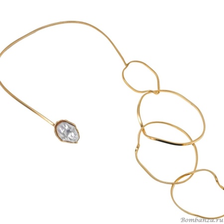 Колье Katerina Vassou, Dream, с жемчугом, KV24.1-307645G золотистый