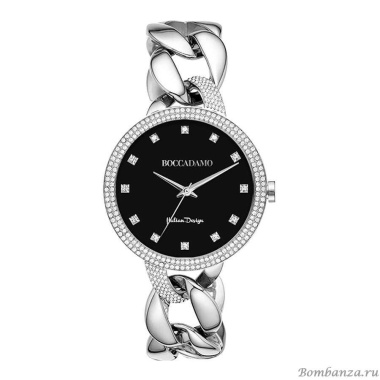 Часы Boccadamo, LadyB Silver Black LB004 BW/S