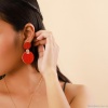 Серьги Nature Bijoux, Cosmos, тамариндовое дерево, шпон, перламутр, NB23.2-12-79097 красный Серьги Nature Bijoux, Cosmos, тамариндовое дерево, шпон, перламутр, NB23.2-12-79097 красный